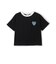 【接触冷感】ハート袖ライン半袖Tシャツ