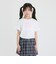 【接触冷感】袖あきリボン半袖Tシャツ