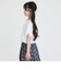 【接触冷感】袖あきリボン半袖Tシャツ