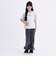 【デイリープライス】【綿100%】ワッペン風半袖Tシャツ