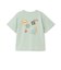 【デイリープライス】【綿100%】ワッペン風半袖Tシャツ