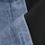 肩あきドッキングシャツワンピース