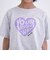 【デイリープライス】【綿100%】ハートロゴプリント半袖Tシャツ