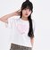 【デイリープライス】【綿100%】ハートロゴプリント半袖Tシャツ