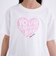 【デイリープライス】【綿100%】ハートロゴプリント半袖Tシャツ