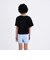 【デイリープライス】【綿100%】ハートロゴプリント半袖Tシャツ
