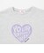 【デイリープライス】【綿100%】ハートロゴプリント半袖Tシャツ