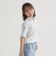 袖メッシュハーフジップ半袖Tシャツ2