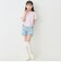 リボンデニムショートパンツ