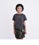 【接触冷感】ラインストーン脇ドロストTシャツ