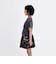 【接触冷感】ラインストーン脇ドロストTシャツ