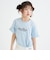裾ドロストりぼんタック半袖Tシャツ