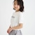 裾ドロストりぼんタック半袖Tシャツ