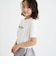 裾ドロストりぼんタック半袖Tシャツ