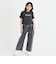 裾ドロストりぼんタック半袖Tシャツ
