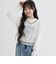 【洗える】ロンTドッキングリボンニットベスト