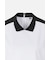 WMNS SM COLOR BLOCKED PERFORATED COLLAR SS