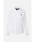 WMNS SP BUTTON COLLAR LS