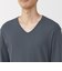 紳士　あったか綿　Ｖネック長袖Ｔシャツ