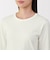 婦人　あったか綿　厚手　クルーネック長袖Ｔシャツ