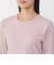婦人　あったか綿　厚手　クルーネック長袖Ｔシャツ