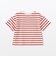 ベビー　あたまするっと　太番手クルーネック半袖Ｔシャツ