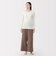 婦人　あったか綿　クルーネック長袖Ｔシャツ