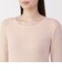 婦人　あったか綿　クルーネック長袖Ｔシャツ