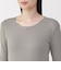 婦人　あったか綿　クルーネック長袖Ｔシャツ