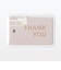 タグにもなるメッセージカード　ＴＨＡＮＫ　ＹＯＵ