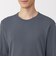 紳士　あったか綿　クルーネック長袖Ｔシャツ