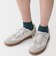 紳士　足なり直角　アンクル丈スニーカーイン