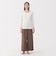 婦人　あったか綿　厚手　Ｕネック八分袖Ｔシャツ