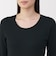 婦人　あったか綿　厚手　Ｕネック八分袖Ｔシャツ