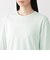 婦人　強撚天竺編みクルーネック長袖Ｔシャツ
