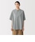 紳士　涼感ヘンリーネック半袖布帛Ｔシャツ