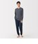 紳士　あったか綿　厚手　クルーネック長袖Ｔシャツ