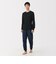 紳士　あったか綿　厚手　クルーネック長袖Ｔシャツ