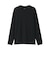 紳士　あったか綿　厚手　クルーネック長袖Ｔシャツ
