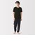 紳士　脇に縫い目のない　なめらか　クルーネック半袖Ｔシャツ
