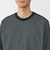 紳士　天竺編みクルーネック長袖Ｔシャツ（ボーダー）