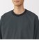 紳士　天竺編みクルーネック長袖Ｔシャツ（ボーダー）