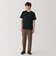 紳士　洗いざらし太番手クルーネック半袖Ｔシャツ