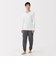 紳士　あったか綿　厚手　Ｖネック長袖Ｔシャツ