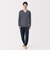 紳士　あったか綿　厚手　Ｖネック長袖Ｔシャツ