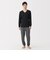 紳士　あったか綿　厚手　Ｖネック長袖Ｔシャツ