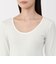 婦人　あったか綿　Ｕネック八分袖Ｔシャツ