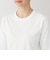 婦人　天竺編みクルーネック長袖Ｔシャツ
