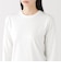 婦人　天竺編みクルーネック長袖Ｔシャツ