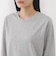 婦人　天竺編みクルーネック長袖Ｔシャツ